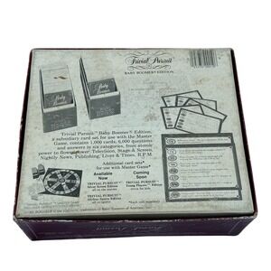 1983 Trivial Pursuit Baby Boomer Edition Subsidiary Card Set 6000 Questions